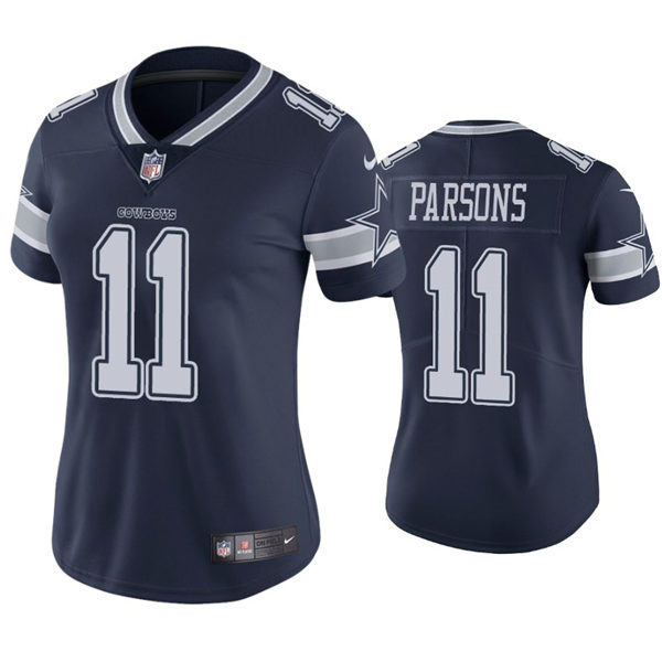 Womens Dallas Cowboys #11 Micah Parsons Nike Navy Team Color Limited Jerse