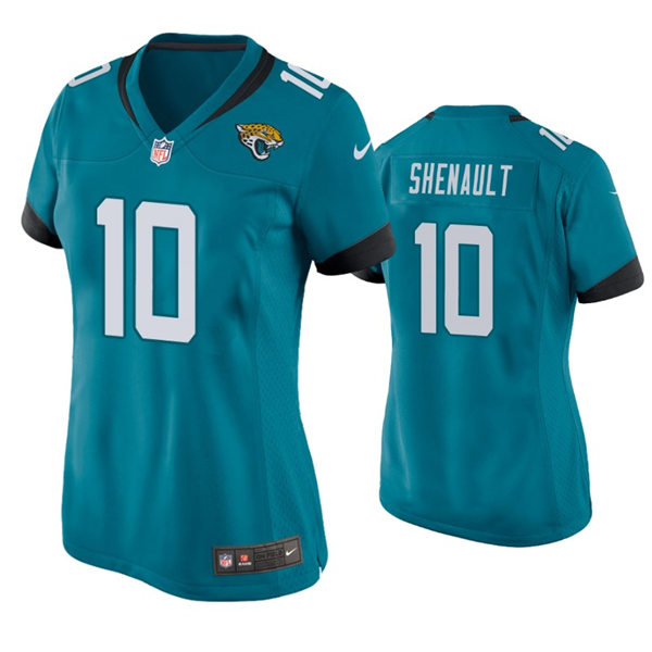 Womens Jacksonville Jaguars #10 Laviska Shenault Jr. Nike Teal Alternate Limited Jersey