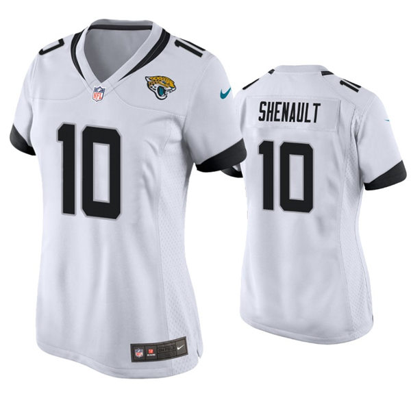 Womens Jacksonville Jaguars #10 Laviska Shenault Jr. Nike White Limited Jersey