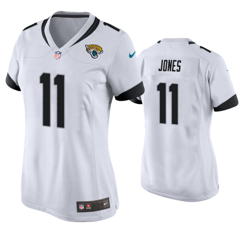 Womens Jacksonville Jaguars #11 Marvin Jones Nike White Limited Jersey