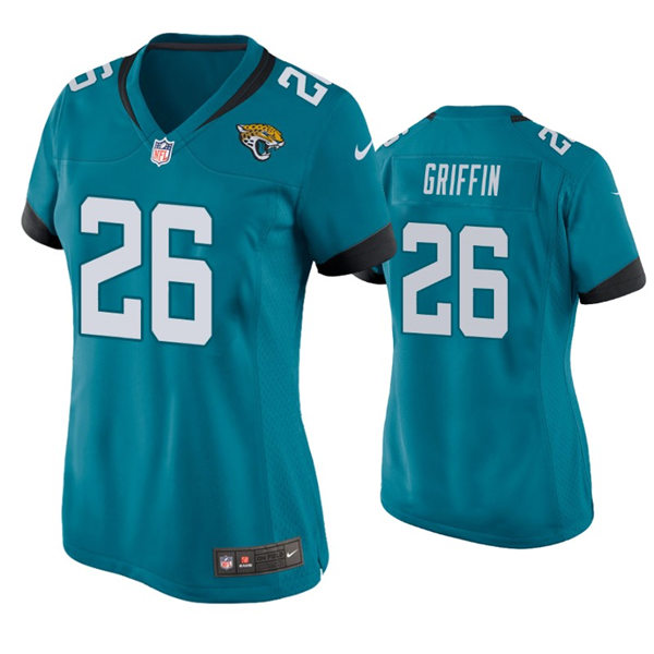 Womens Jacksonville Jaguars #26 Shaquill Griffin Nike Teal Alternate Limited Jersey