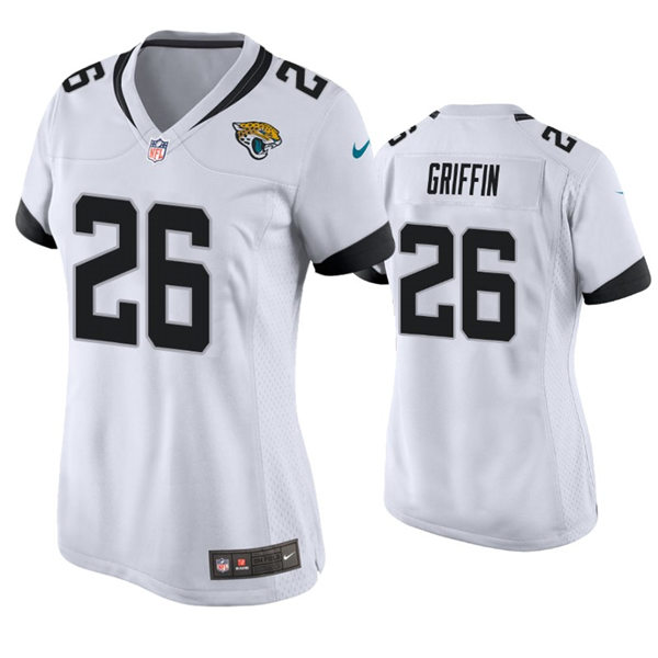 Womens Jacksonville Jaguars #26 Shaquill Griffin Nike White Limited Jersey