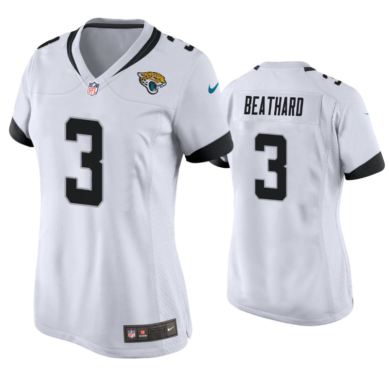 Womens Jacksonville Jaguars #3 C.J. Beathard Nike White Limited Jersey