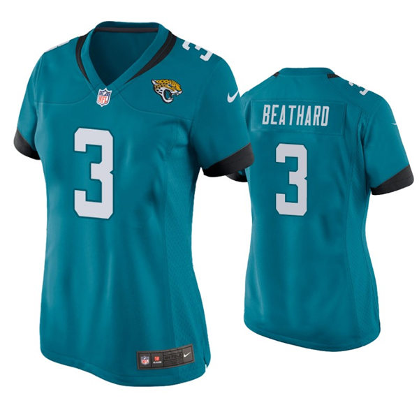 Womens Jacksonville Jaguars #3 CJ. Beathard Nike Teal Alternate Limited Jersey