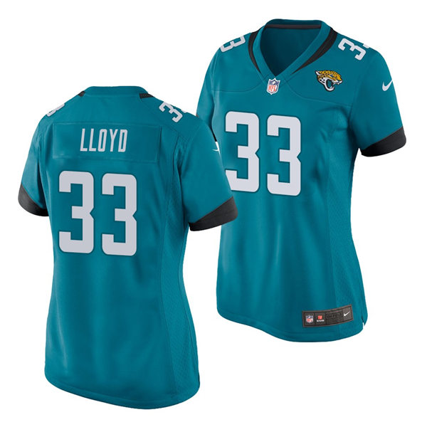 Womens Jacksonville Jaguars #33 Devin Lloyd Nike Teal Alternate Limited Jersey