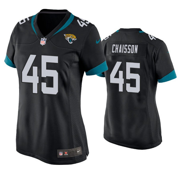 Womens Jacksonville Jaguars #45 K'Lavon Chaisson Nike Black Limited Jersey