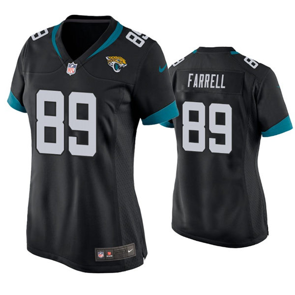Womens Jacksonville Jaguars #89 Luke Farrell Nike Black Limited Jersey