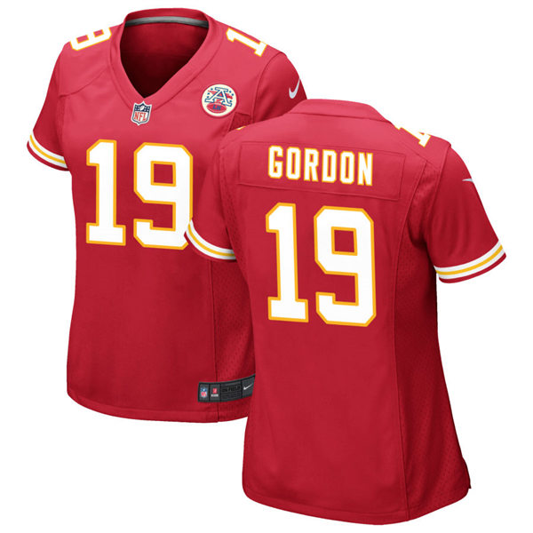 Womens Kansas City Chiefs #19 Josh Gordon Nike Red Limited Jersey