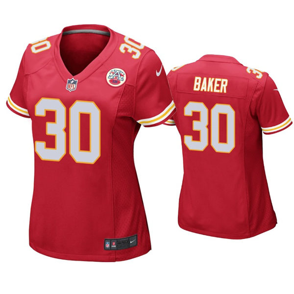 Womens Kansas City Chiefs #30 Deandre Baker Nike Red Limited Jersey