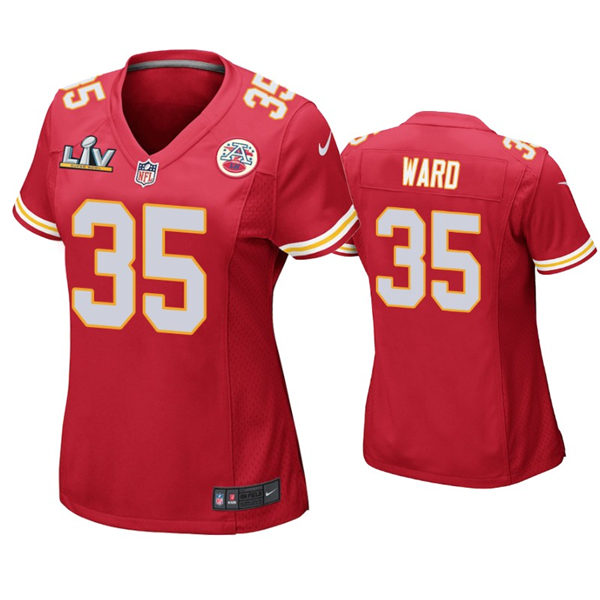 Womens Kansas City Chiefs #35 Charvarius Ward Nike Red Limited Jersey