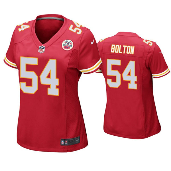 Womens Kansas City Chiefs #54 Nick Bolton Nike Red Limited Jersey