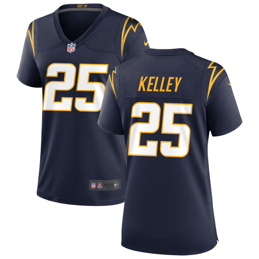 Womens Los Angeles Chargers #25 Joshua Kelley Nike Navy Alternate Limited Jersey
