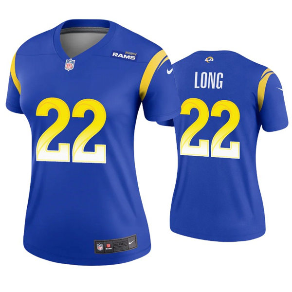 Womens Los Angeles Rams #22 David Long Nike Royal Limited Jersey