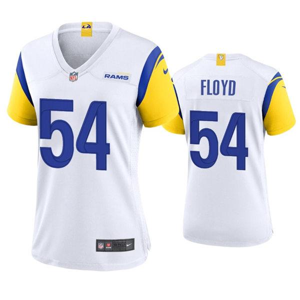 Womens Los Angeles Rams #54 Leonard Floyd 2021 Nike White Modern Throwback Jersey
