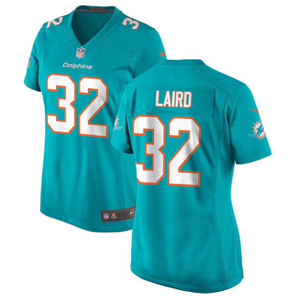 Womens Miami Dolphins #32 Patrick Laird Nike Aqua Vapor Limited Jersey