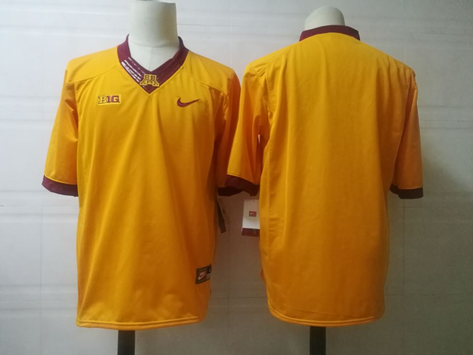 Womens Minnesota Golden Gophers Custom Nike Gold College Football Jersey