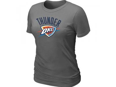 Womens NBA Oklahoma City Thunder Big & Tall Primary Logo D.Grey T-Shirt