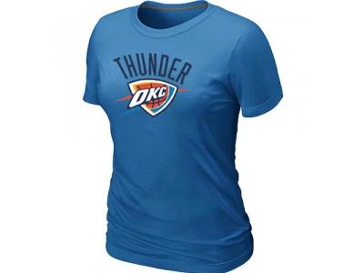 Womens NBA Oklahoma City Thunder Big & Tall Primary Logo L.blue T-Shirt