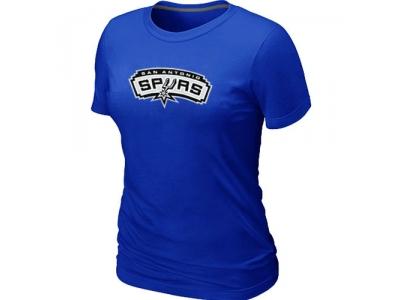 Womens NBA San Antonio Spurs Big & Tall Primary Logo Blue T-Shirt