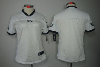 Womens NEW Philadelphia Eagles Blank White Jerseys