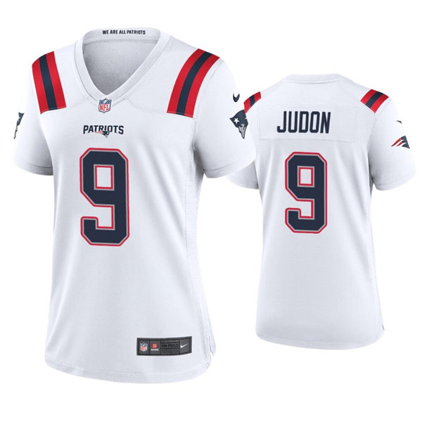 Womens New England Patriots #9 Matthew Judon Nike White Limited Jersey