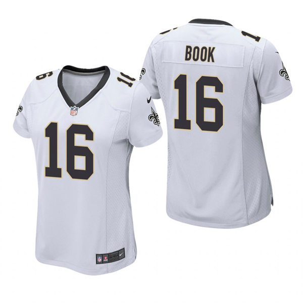Womens New Orleans Saints #16 Ian Book Nike White Limited Jersey