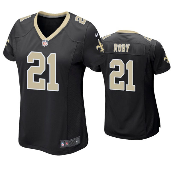 Womens New Orleans Saints #21 Bradley Roby Nike Black Limited Jersey