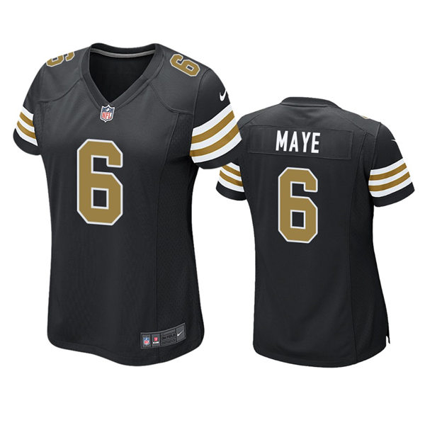 Womens New Orleans Saints #6 Marcus Maye Nike Black Alternate Limited Jersey