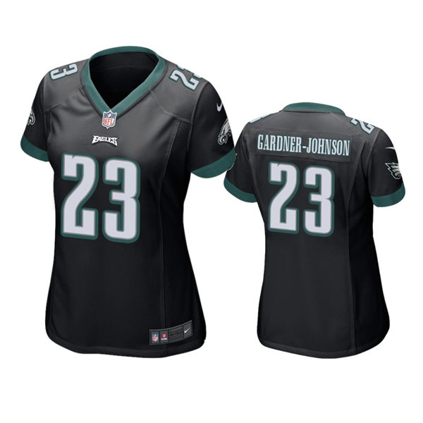 Womens Philadelphia Eagles #23 C.J. Gardner-Johnson Black Limited Jersey