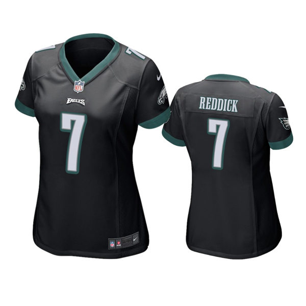 Womens Philadelphia Eagles #7 Haason Reddick Black Limited Jersey