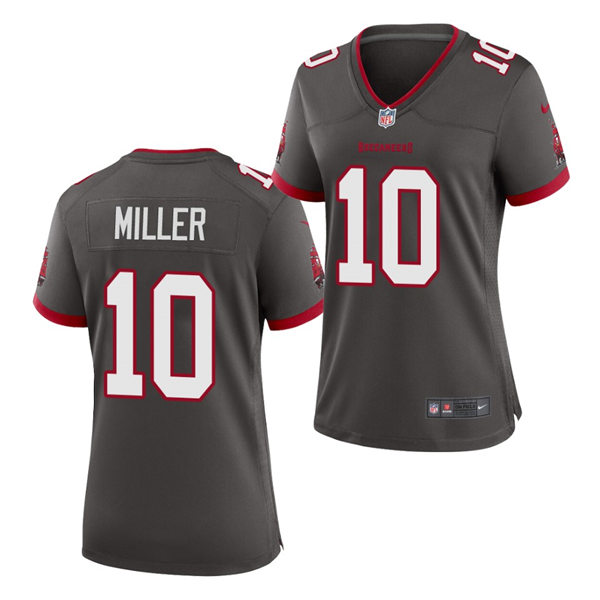 Womens Tampa Bay Buccaneers #10 Scotty Miller Nike Pewter Alternate Limited Jersey