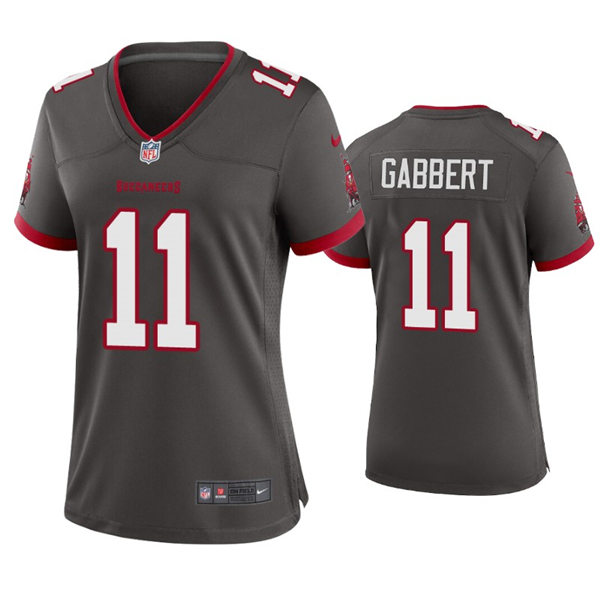 Womens Tampa Bay Buccaneers #11 Blaine Gabbert Nike Pewter Alternate Limited Jersey