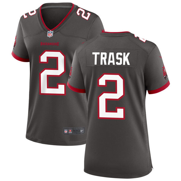 Womens Tampa Bay Buccaneers #2 Kyle Trask Nike Pewter Alternate Limited Jersey
