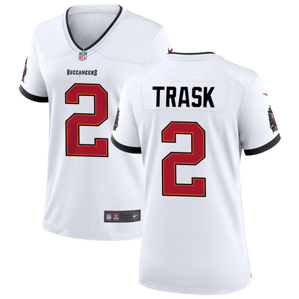 Womens Tampa Bay Buccaneers #2 Kyle Trask Nike Road White Limited Jersey