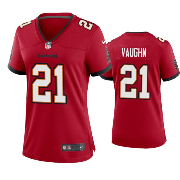 Womens Tampa Bay Buccaneers #21 Ke'Shawn Vaughn Nike Red Limited Jersey