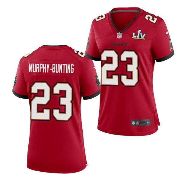 Womens Tampa Bay Buccaneers #23 Sean Murphy-Bunting Nike Home Red Limited Jersey