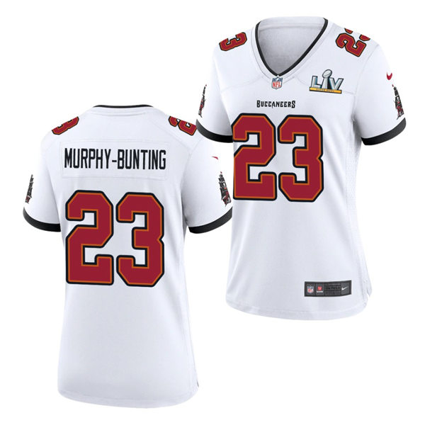Womens Tampa Bay Buccaneers #23 Sean Murphy-Bunting Nike Road White Limited Jersey