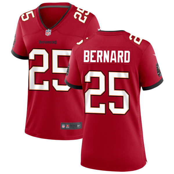 Womens Tampa Bay Buccaneers #25 Giovani Bernard Nike Home Red Limited Jersey