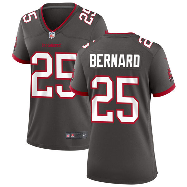 Womens Tampa Bay Buccaneers #25 Giovani Bernard Nike Pewter Alternate Limited Jersey