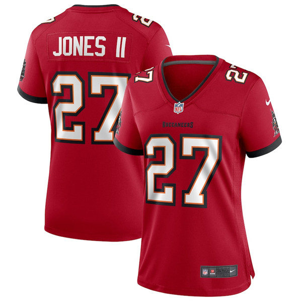 Womens Tampa Bay Buccaneers #27 Ronald Jones II Nike Home Red Limited Jersey