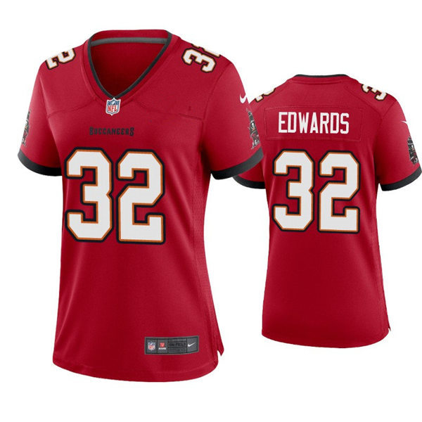 Womens Tampa Bay Buccaneers #32 Mike Edwards Nike Red Limited Jersey