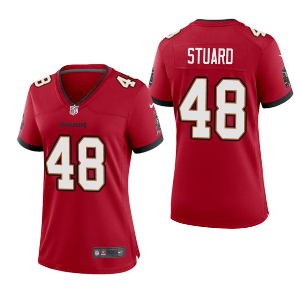 Womens Tampa Bay Buccaneers #48 Grant Stuard Nike Red Limited Jersey
