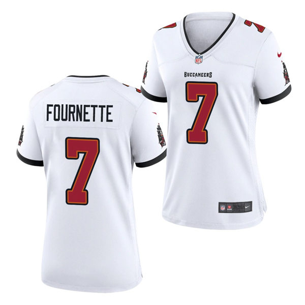 Womens Tampa Bay Buccaneers #7 Leonard Fournette Nike Road White Limited Jersey