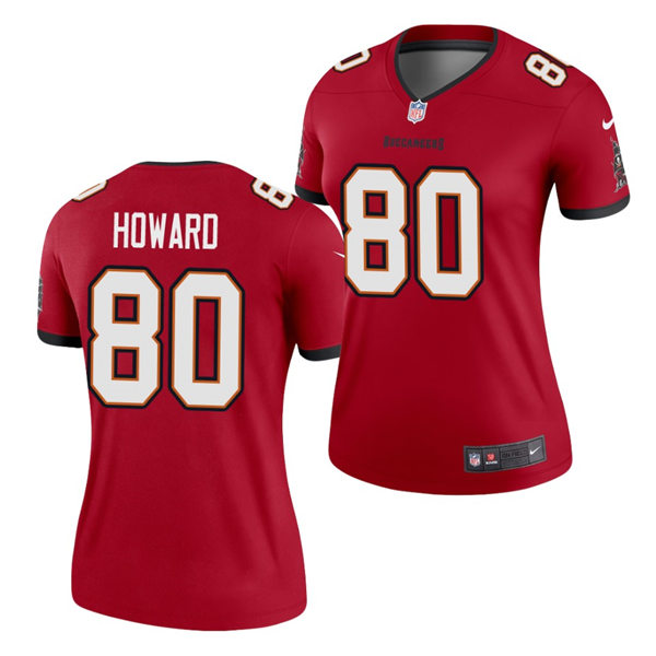 Womens Tampa Bay Buccaneers #80 O.J. Howard Nike Home Red Limited Jersey