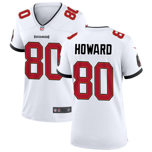 Womens Tampa Bay Buccaneers #80 O.J. Howard Nike Road White Limited Jersey