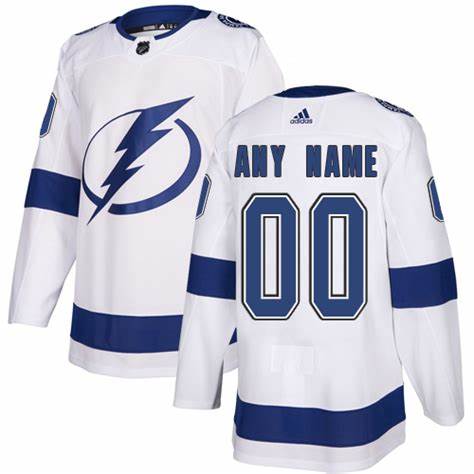 Womens Tampa Bay Lightning Custom adidas White Away Jersey Stitched