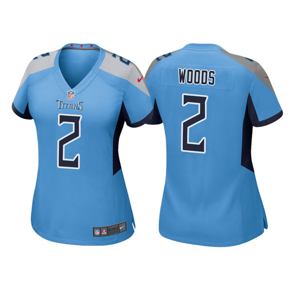 Womens Tennessee Titans #2 Robert Woods Nike Light Blue Alternate Limited Jersey