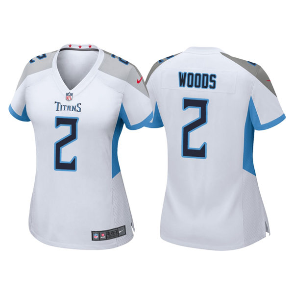 Womens Tennessee Titans #2 Robert Woods Nike White Limited Jersey