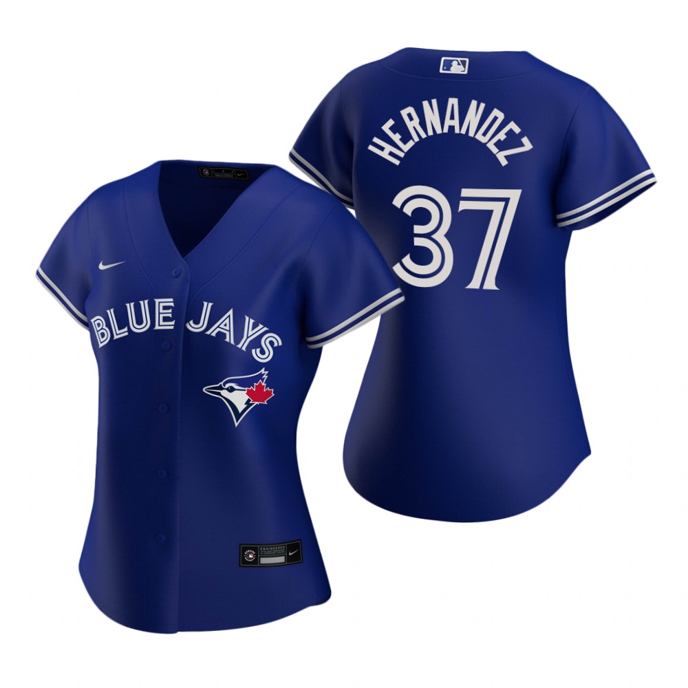 Womens Toronto Blue #37 Teoscar Hernandez Nike Royal Cool Base Jersey