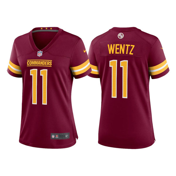 Womens Washington Commanders #11 Carson Wentz Nike Burgundy Limited Jersey